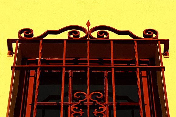 window with iron