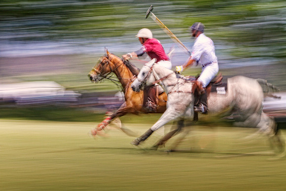 polo match two riders