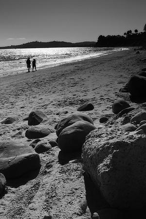 east beach 1 b and w
