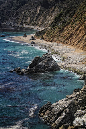 Pfeifer beach with rocks