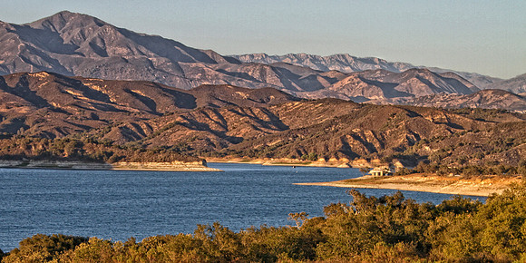 little building at lake Cachuma